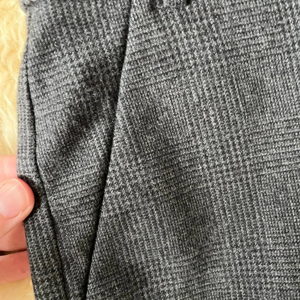 J. Crew Glen Plaid 1035 Trouser in Charcoal - Picture 3 of 7